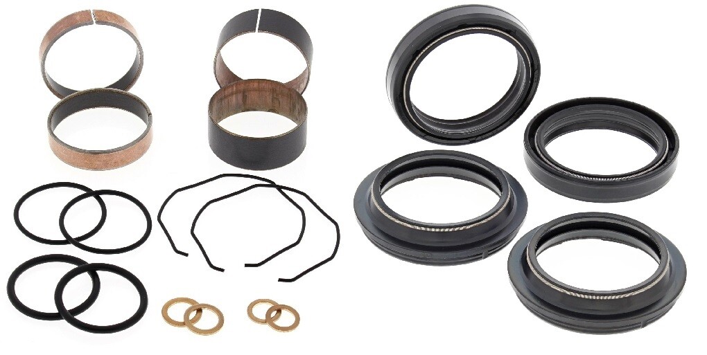 R FORK BUSHING DUST OIL SEAL REBUILD KIT KAWASAKI ZX750 NINJA ZX7R