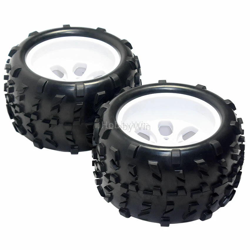 HSP part 62012 Wheel Complete 62010 & 62011 White Hub 2P for HiMOTO1/8 RC Truck - Image 4 of 4