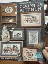 Graph-it Arts cross stitch charts Stitchin for my COUNTRY KITCHEN - 4 DESIGNS
