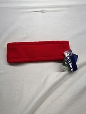 NWT arctic Comfort Fleece Headband Sweat Band Head Ear Warmer Red Crimson.