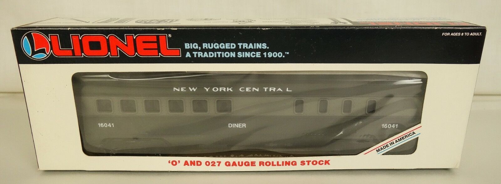 LIONEL #6-16041 NEW YORK CENTRAL DINING CAR-NEW IN ORIG. BOX!
