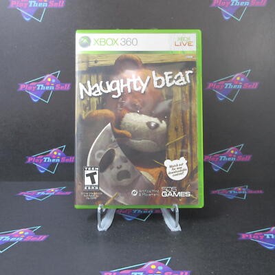 Jeu Naughty Bear Sur Xbox 360 - Complet, Version PAL FR, Bon état