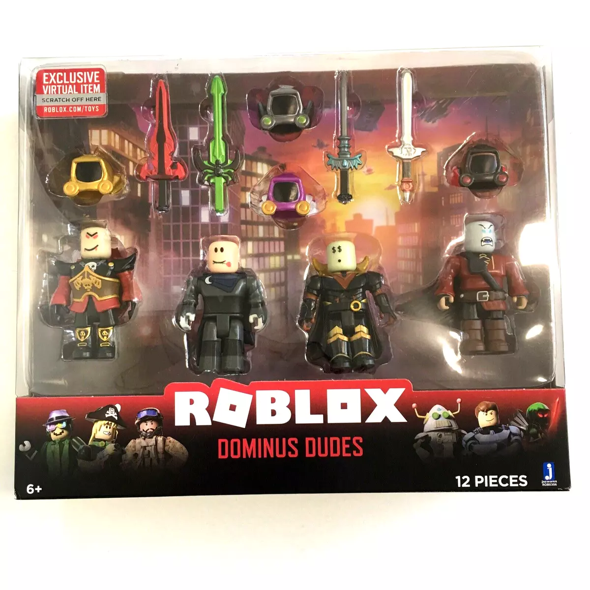 Roblox Action Collection - Dominus Dudes Four Figure Pack [Includes Ex –  ToysCentral - Europe