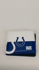 NFL Licensed Bi-fold Wallet Full Color Vegan Leather Indianapolis Colts