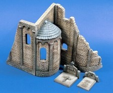 Verlinden 1579 1/35 Church Ruin Section plus BONUS