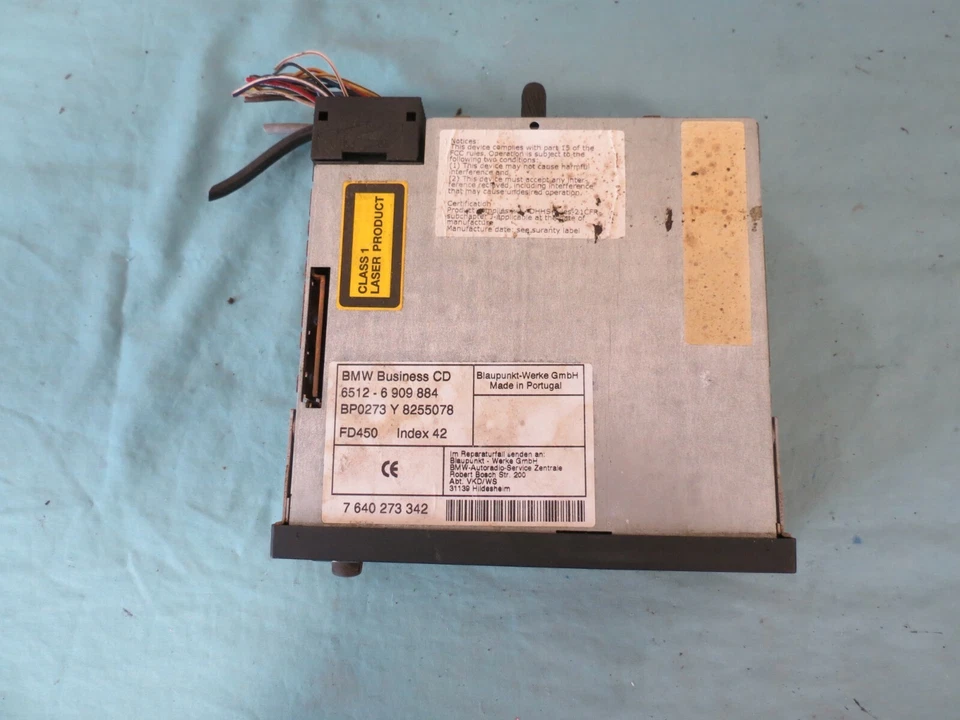 ✅ 96-02 BMW e36 Roadster Z3 AM FM Radio BUSINESS CD 6 Disc Player OEM 6909884 Foto 2 de 4