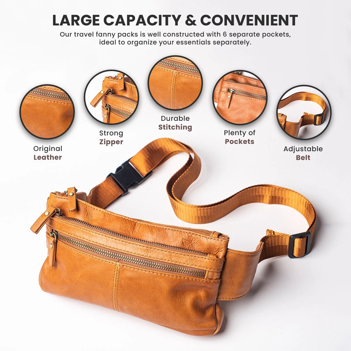 Luxury Shoulder Bag Carry as Waist Bag Belt Bag for Men Women Large  Capacity - China Sling Bag and Men Bag price