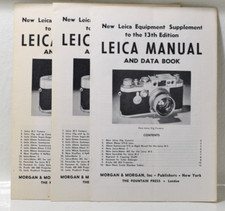 ONE Leica manual and data book Equipment supplement 13th edition