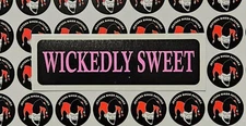 Wickedly Sweet Lady Rider Motorcycle Helmet Sticker Helmet Decal