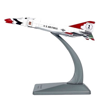 1/144 Scale Diecast Alloy USAF F-4 Phantom II Fighter Finished Model Toy Gift