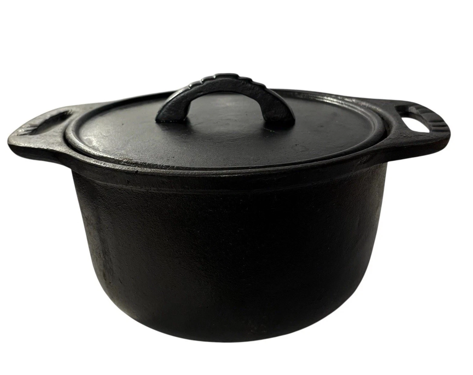 Basics Tools of the Trade Cast Iron 3 Quart Dutch Oven Cooking Pot VTG w/ Lid