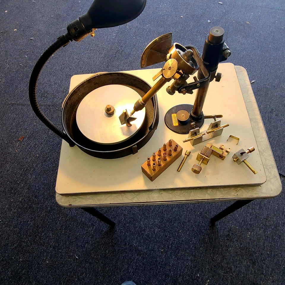 NORRIS-TAYLOR  1966 VINTAGE FACETING MACHINE, COMPLETE, SLIGHTLY USED, VERY RARE - Image 4 of 4