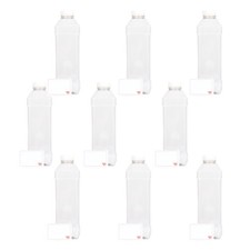 TEC 1 Litre Plastic Juice Bottles with Lids UK Made 30% Recycled PET Water