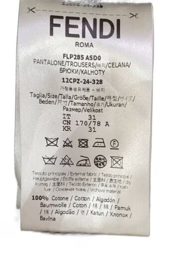 FENDI/Jeans/M/Denim/IDG/FLP285ASD0 thumbnail 6