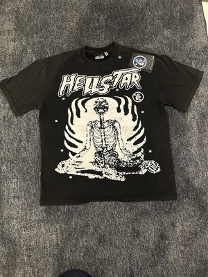 Size M and L- Hellstar Studios Skeleton Tee  Reach Your Inner Peace    