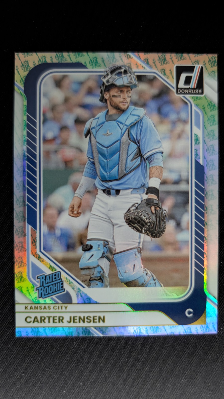 2026 Donruss - LIBERTY Carter Jensen, #33, Kansas City Royals