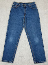Vintage Levi s 550 Jeans Relaxed Fit Tapered Leg Women s 14 Blue Denim Y2K 90's