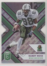 2018 Panini Elite Draft Picks Status Purple Die-Cut 35/99 Randy Moss #81 HOF 0a6