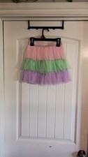 Girls Multicolor Tutu Skirt New Never Worn Size Medium 8.