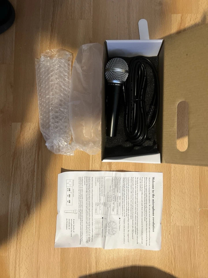 SM58 Dynamisches Gesangsmikrofon, Kabelgebunden, mit Schalter - Bild 3 von 3