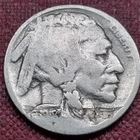 1918 Buffalo Nickel 5c Circulated Major Lamination Error #100430