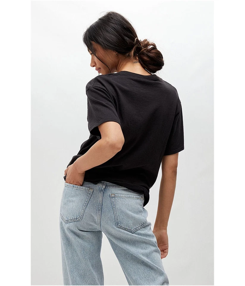 Camiseta gráfica Rubia Comida Chatarra Para Hombre, Negra, XL Foto 4 de 4