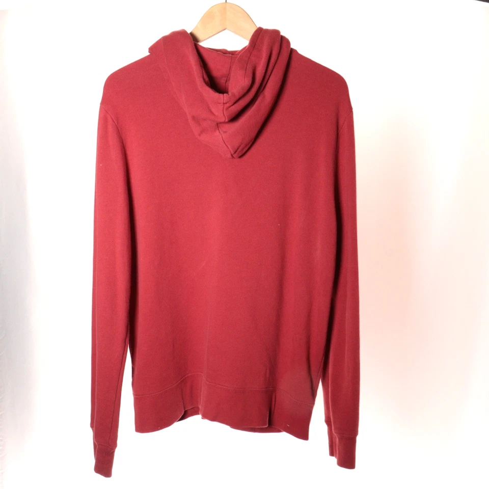 Denim & Supply Ralph Lauren Sudadera con Capucha Para Hombres L Rojo Cremallera Completa Chaqueta con Cordón Foto 2 de 4