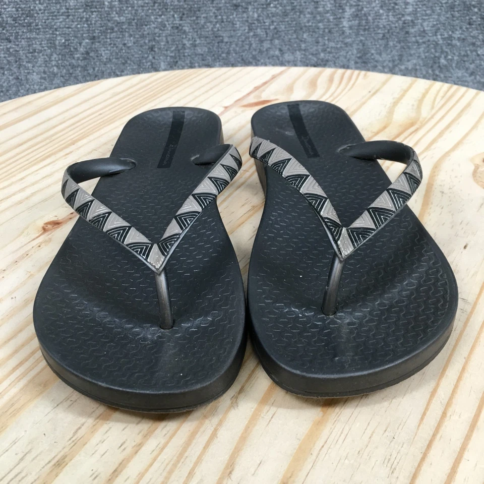 Sandalias Ipanema para mujer 8 tanga abatible multicolor puntera sin cordones planas Foto 4 de 4