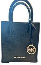 Borsa Michael Kors Mercer extra piccola in pelle ciottolata con tracolla regolabile/staccabile