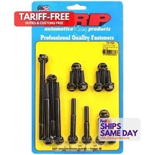 Arp 154-1504, Kit Black Chromoly Sbf Timing Cover & Water Pump Bolt Kit Performa
