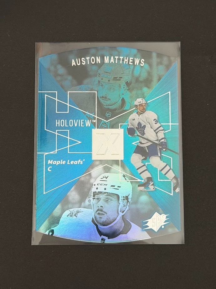Auston Matthews 2023-24 Upper Deck '97-98 SPx Holoview Retros Insert Card #SPX41