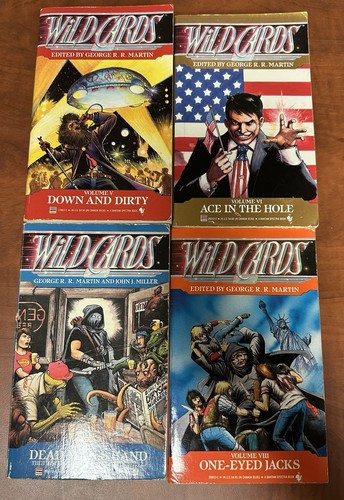 LOT (10) - Wild Cards 1-10 by George R.R. Martin, VTG, Paperback, Used - Imagen 4 de 7
