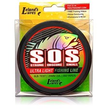 Leland's Lures Trout Magnet S.O.S. Fishing Line, Fishing Equipment and