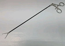 JARIT B615-152 Laparoscopic Tenaculum Forceps Double Action Ratchet, 14" Length