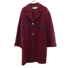 Christian Dior PRET-A-PORTER 90s Old Chester coat 9 wine-red Women