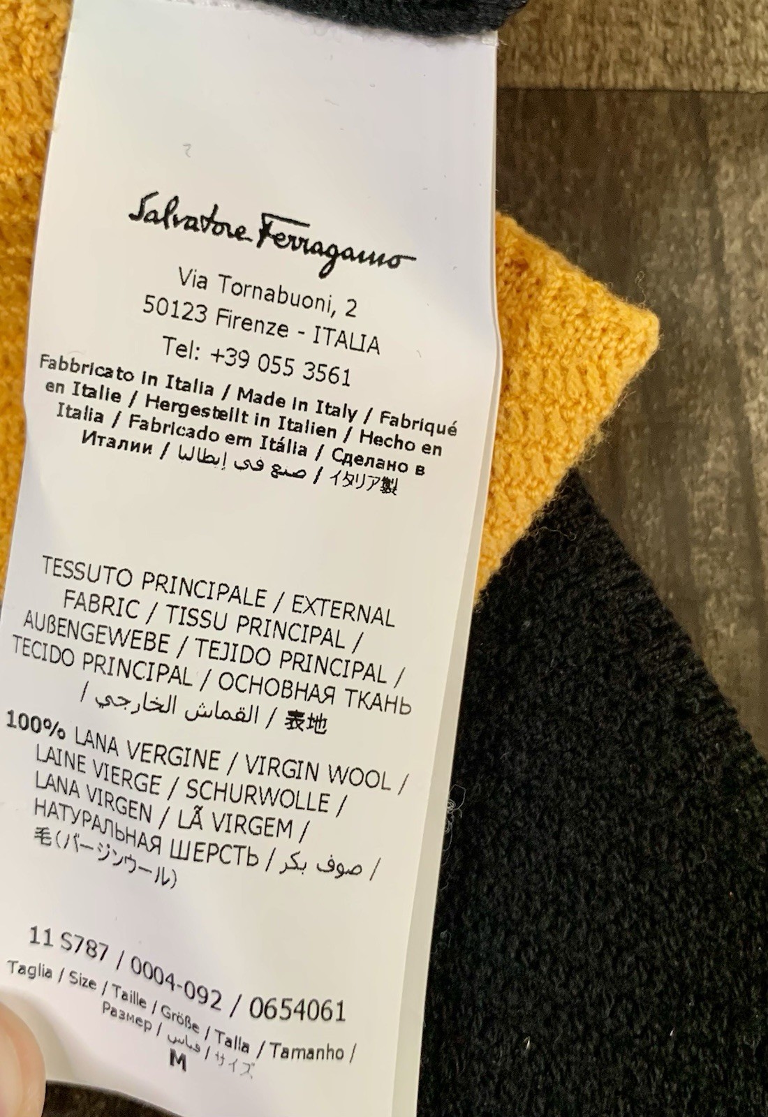 Salvatore Ferragamo Colorblock Patchwork Wool Swe… - image 8