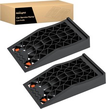 Low Profile Car Service Ramps, 10,000 lb GVW Capacity, 2-Pack