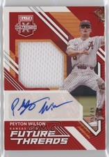 2021 Panini Elite Extra Edition Red 25/49 Peyton Wilson #FTS-PW Auto 13l2