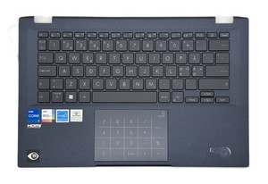 Originaler Palmrest mit Touchpad und Tastatur für den Laptop Asus ExpertBook