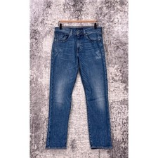 Levis Made Crafted Jeans 31 x 29 Mens 502 Taper Leg Selvedge Denim