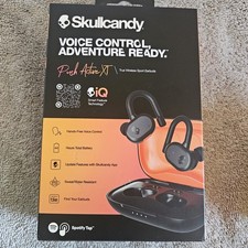 Skullcandy Push Active XT Bluetooth Earbuds Black/Orange True Wireless Sport