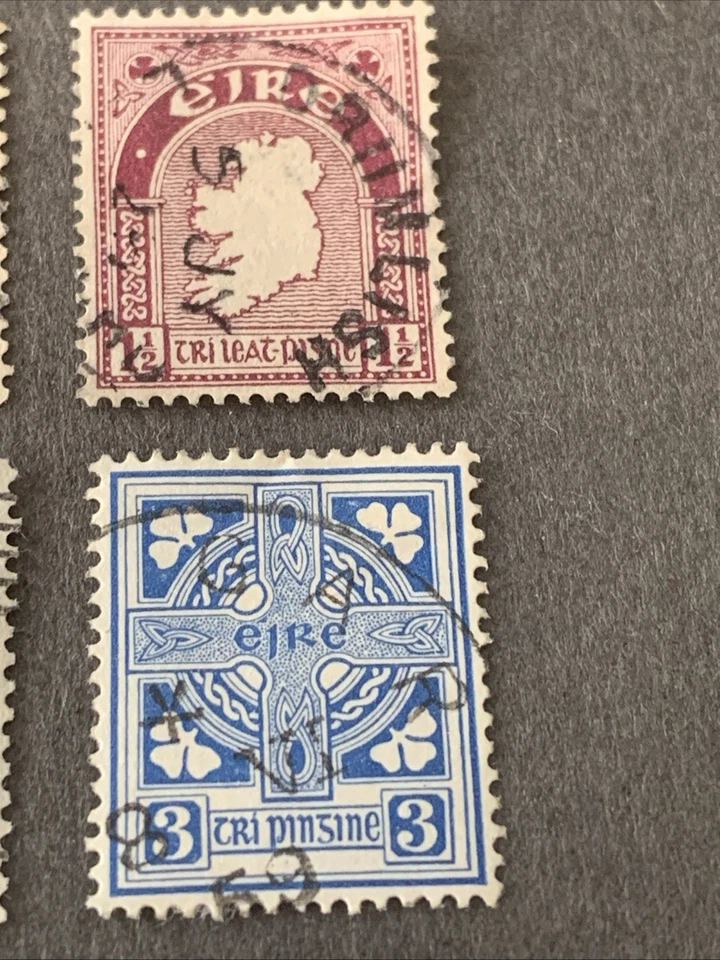 Ireland Early 1900s Postage Stamp Assortment  - Image 4 of 4