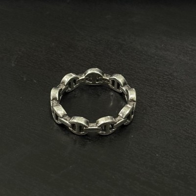 Hoorsenbuhs Sterling Silver Dame Tri-Link Ring