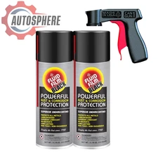Fluid Film AS11B Black Undercoat 2pc Spray Rust Inhibitor Protection w/ Can-Gun1