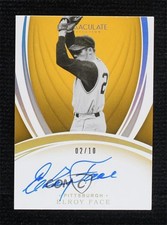 2020 Panini Immaculate Signatures Holo Silver 2/10 Roy Face El #IS-EF Auto uk2