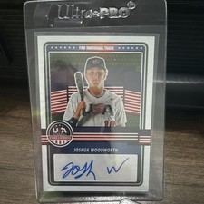 Panini 2023 USA Baseball Stars & Stripes Joshua Woodworth 15U-JW Auto RC /100