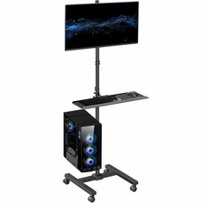 VIVO Mobile Computer Cart with Monitor Mount,...
