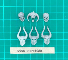 Defiler Heads Masks x 6 E Chaos Space Marines Warhammer 40K U7 C
