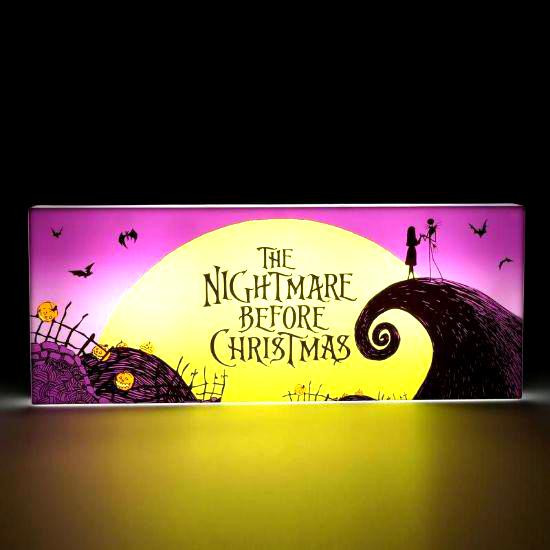 Paladone Nightmare Before Christmas - Logo Light - Neu & Ovp-image