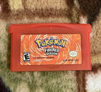 Pokemon Fire Red GBA Authentic Tested 